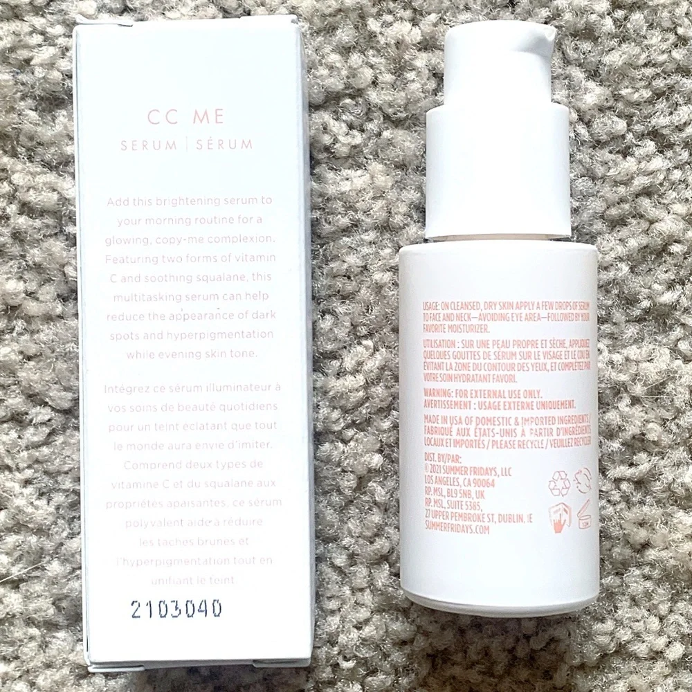 Summer Fridays CC Me Vitamin C Serum NEW